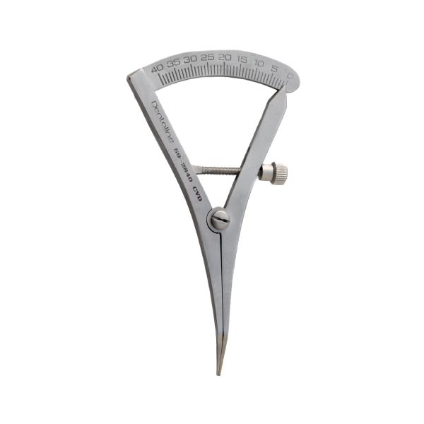 Regla calibradora tipo Castroviejo curva – 40 mm