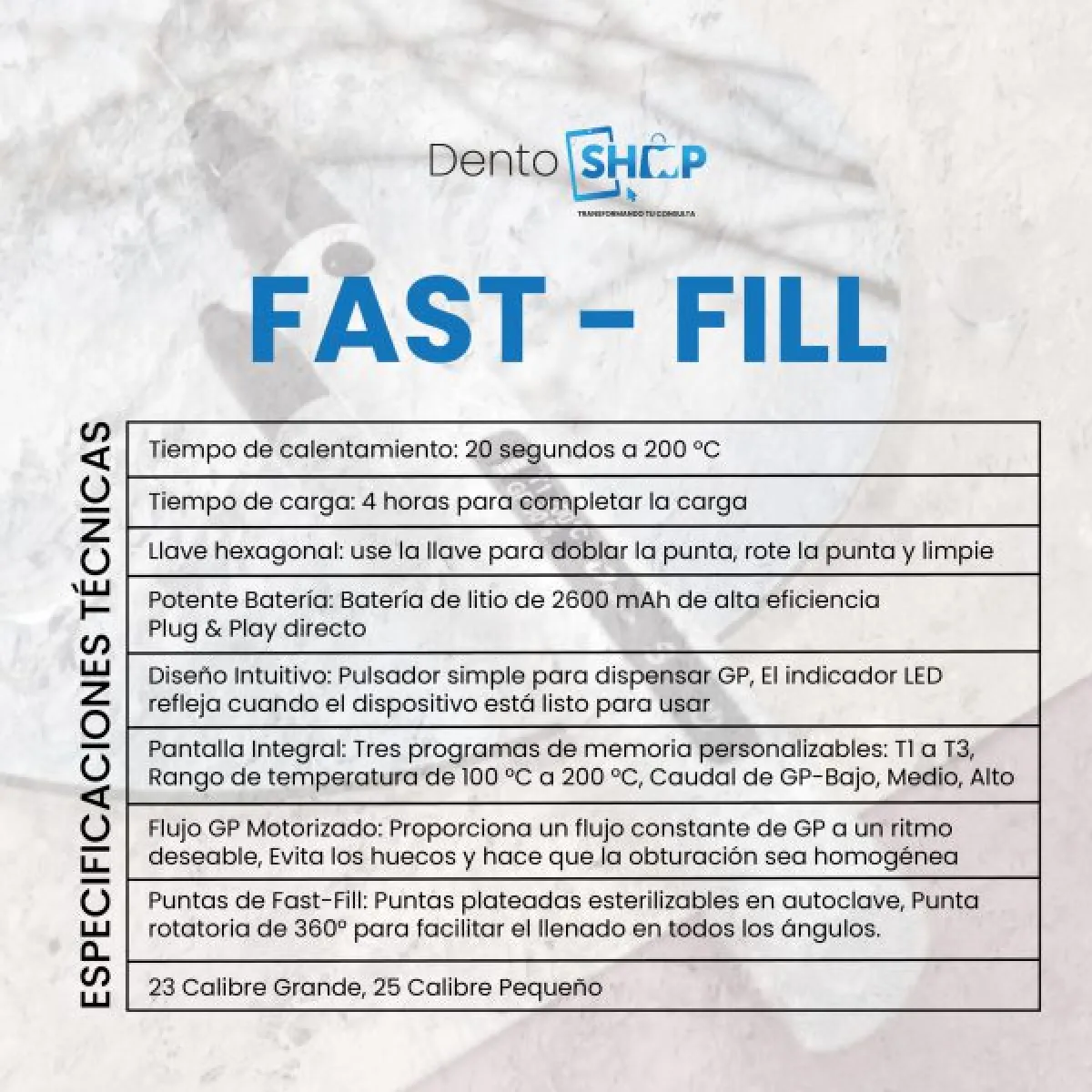 Fast Fill +100 balas de gutapercha - Image 2