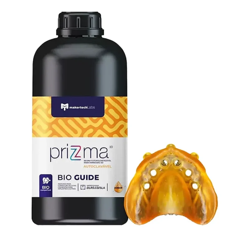 IMPRESION 3D – RESINA PRIZMA 3D BIO GUIDE AMBAR AUTOCLAVABLE 250GR – UND