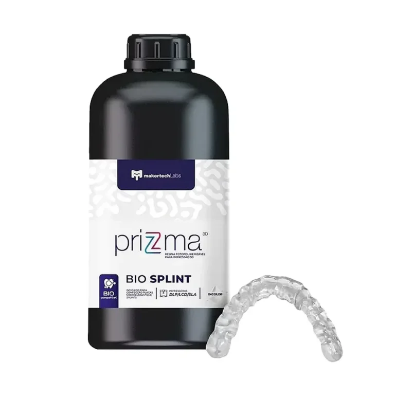 IMPRESION 3D – RESINA PRIZMA 3D BIO SPLINT SOFT TRANSPARENTE 500GR – UND