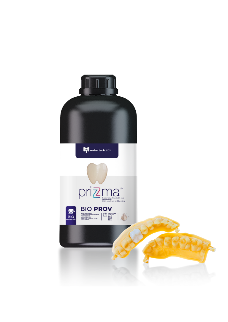 IMPRESION 3D – RESINA PRIZMA 3D BIO PROV – PROVISIONALES BLEACH BL 250GR – UND