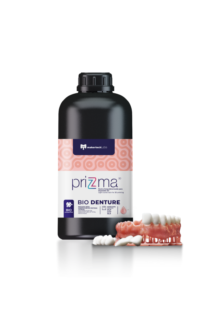 IMPRESION 3D – RESINA PRIZMA 3D BIO DENTURE ROSA MEDIO 250GR